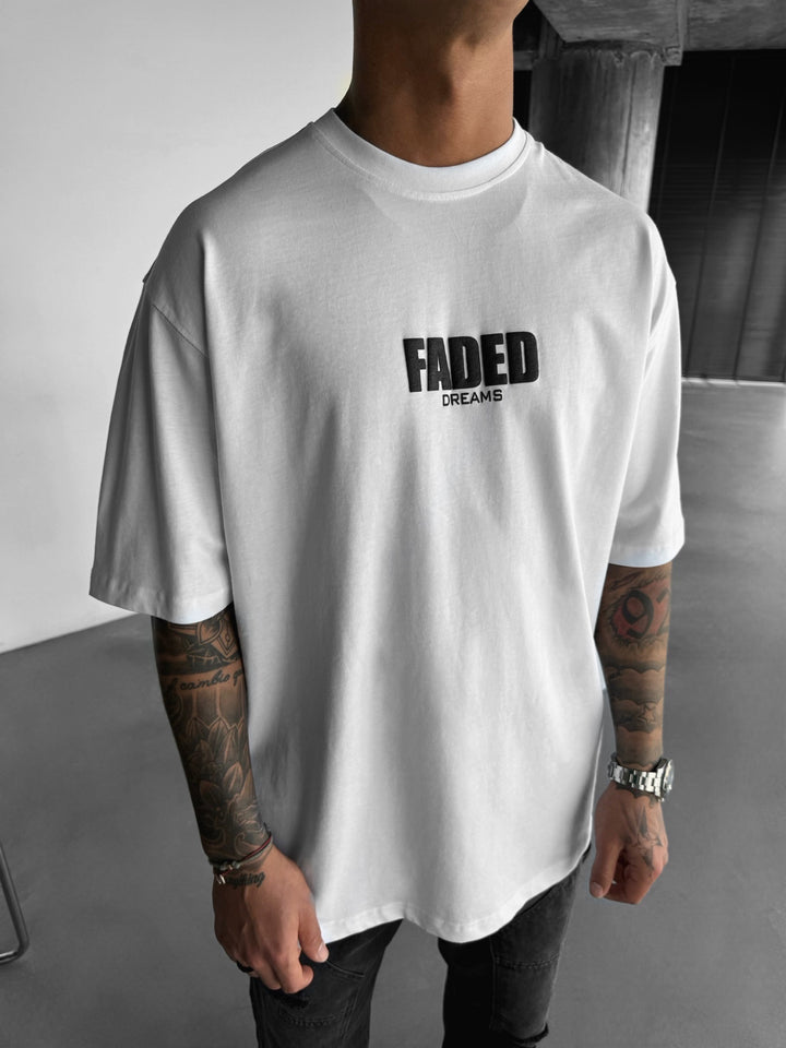 Oversize Faded T-shirt - White