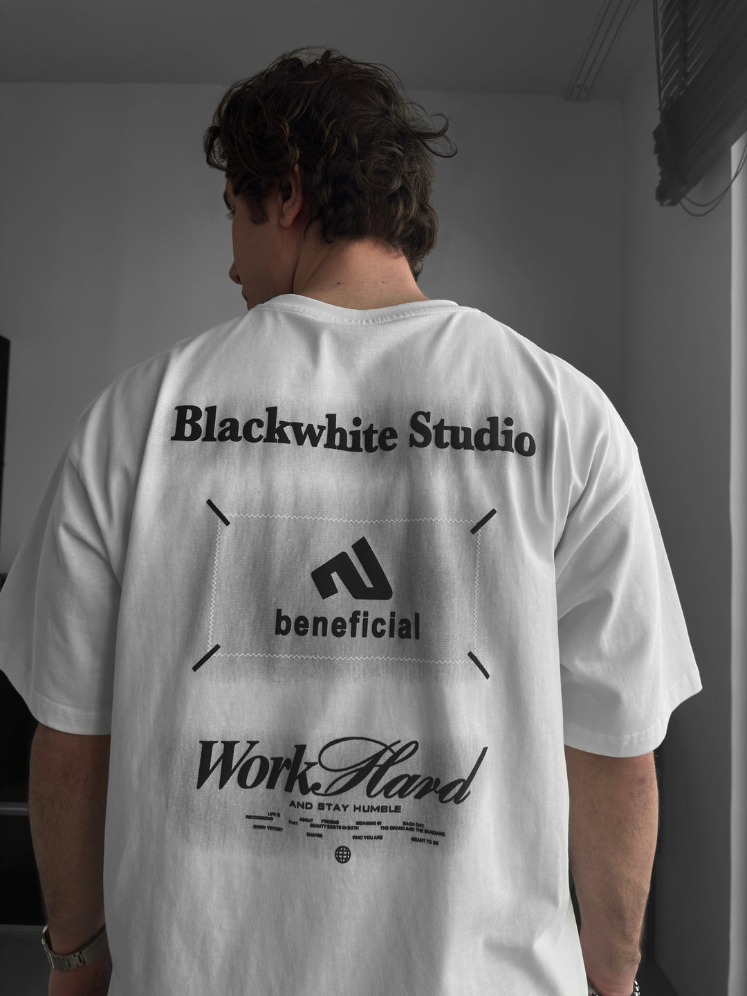 Oversize Beneficial T-shirt - Ecru