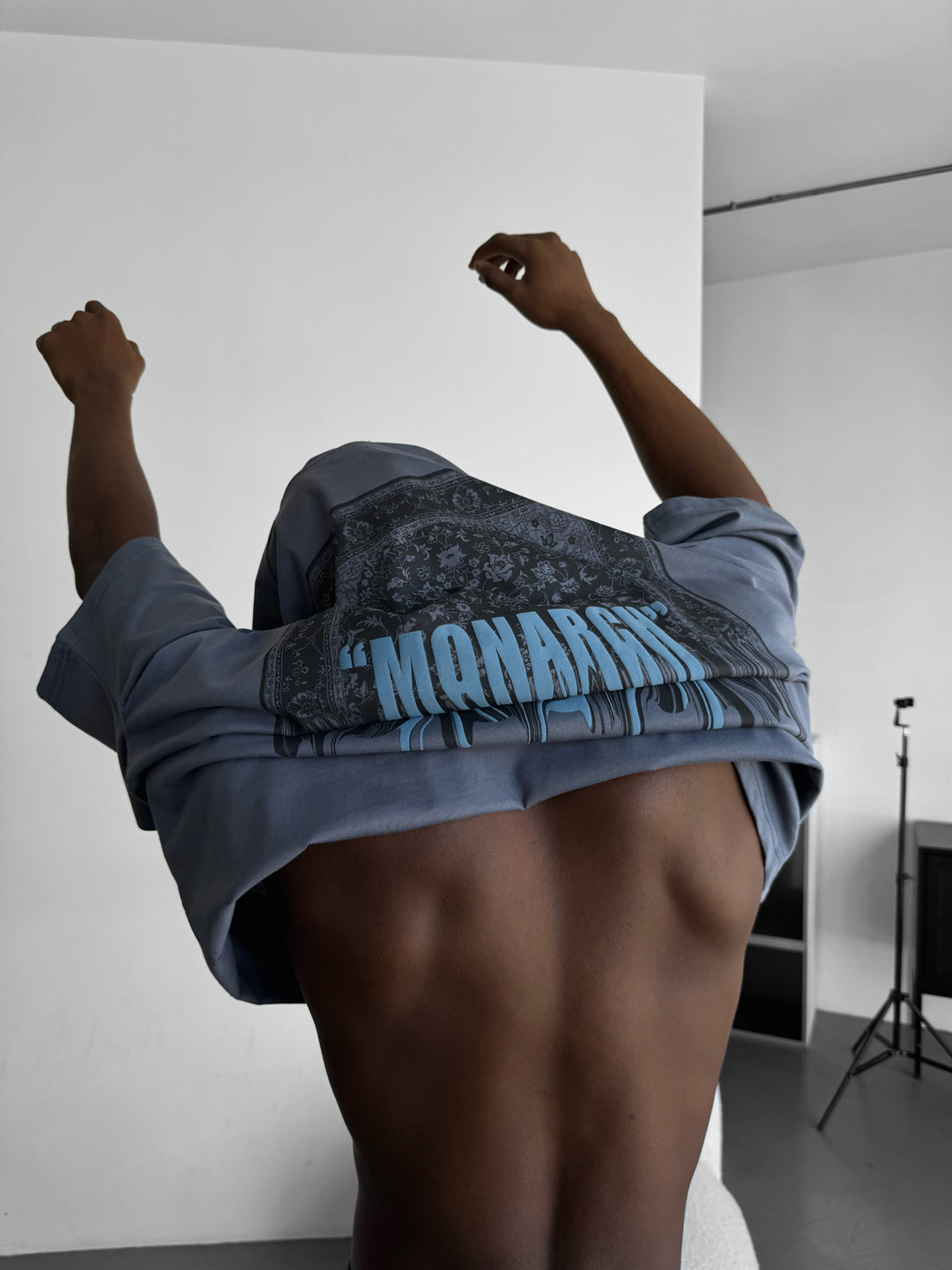 Oversize "Monarch" T-Shirt - Stormy Weather