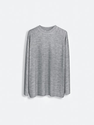 Slim Fit Knit Sweater - Grey