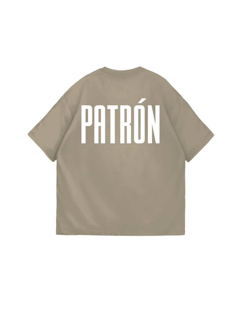 Oversize Patron T-Shirt - Beige
