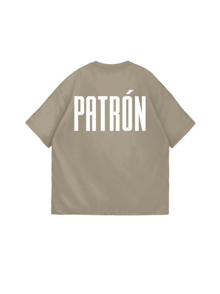Oversize Patron T-Shirt - Beige