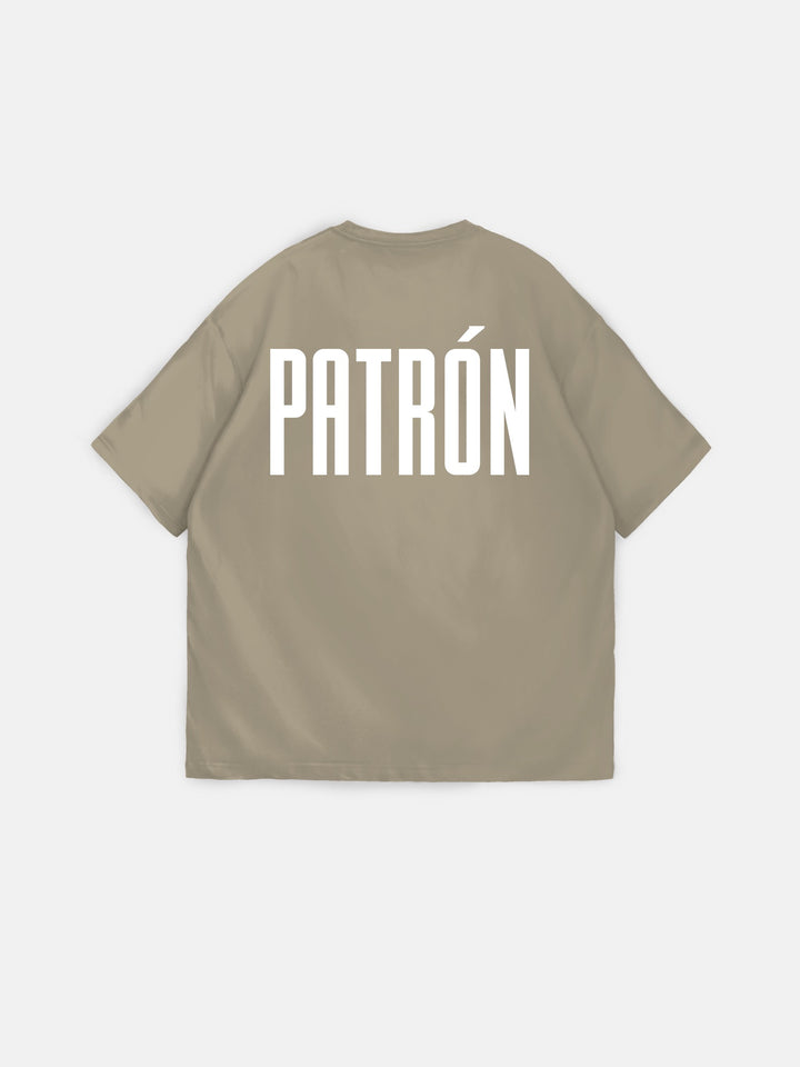 Oversize Patron T-Shirt - Beige