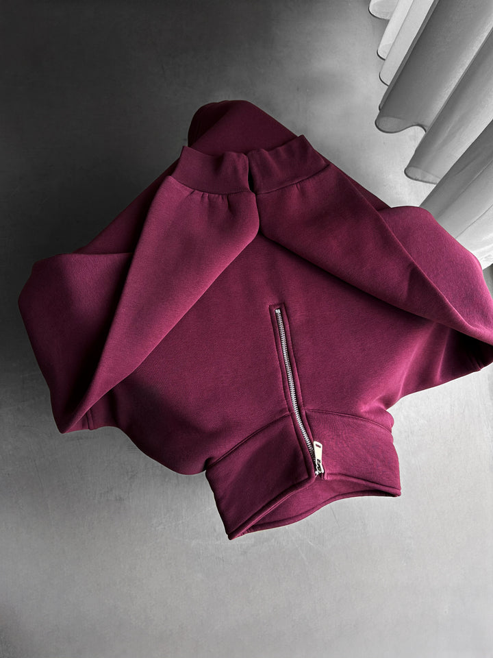 Oversize Half-Zip Polo Sweatshirt - Port Royale