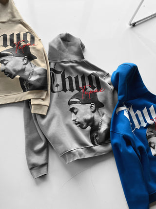 Oversize Thug Life Hoodie - Saks