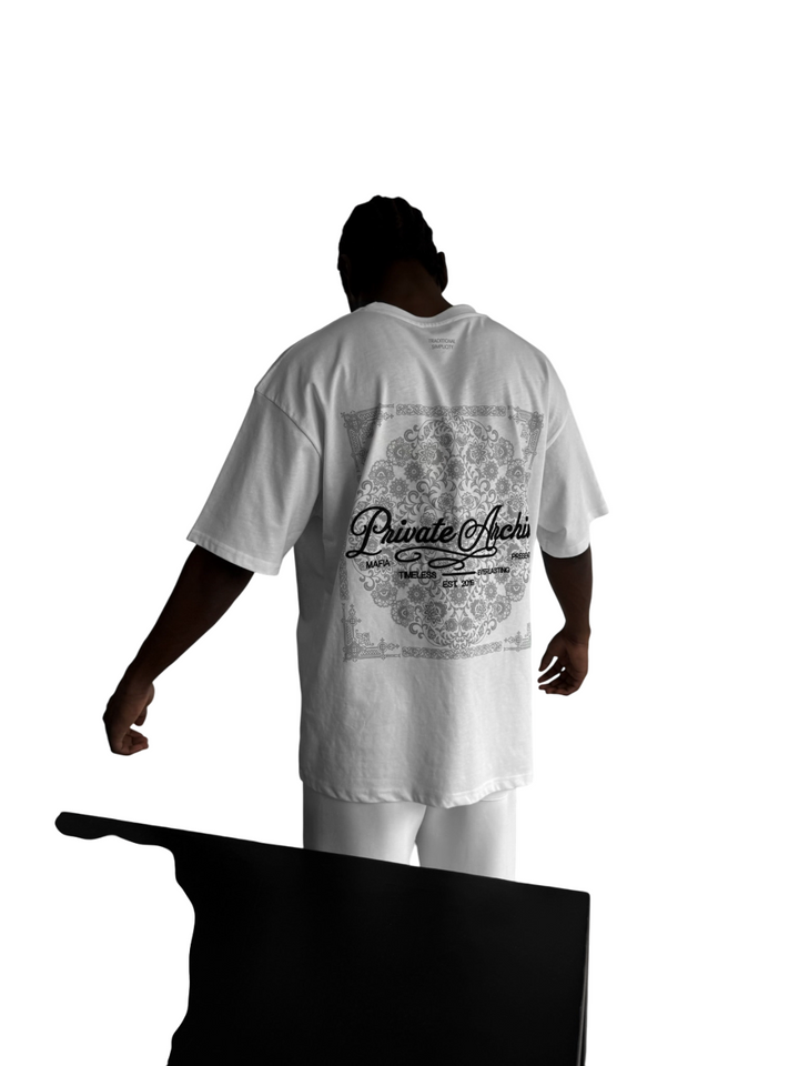 Oversize Private Archive T-Shirt - Ecru