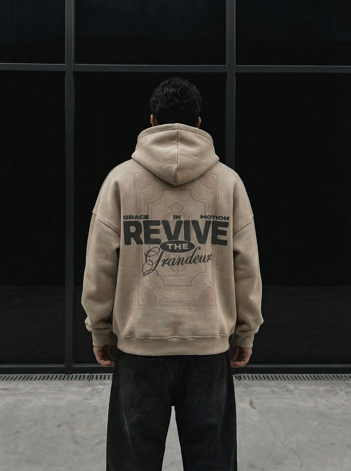 Oversize Revive Hoodie - Simply Taupe