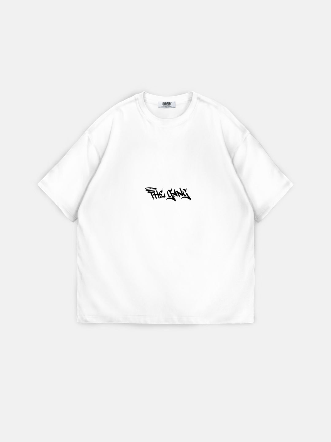 Oversize 'The Gang' T-shirt - White