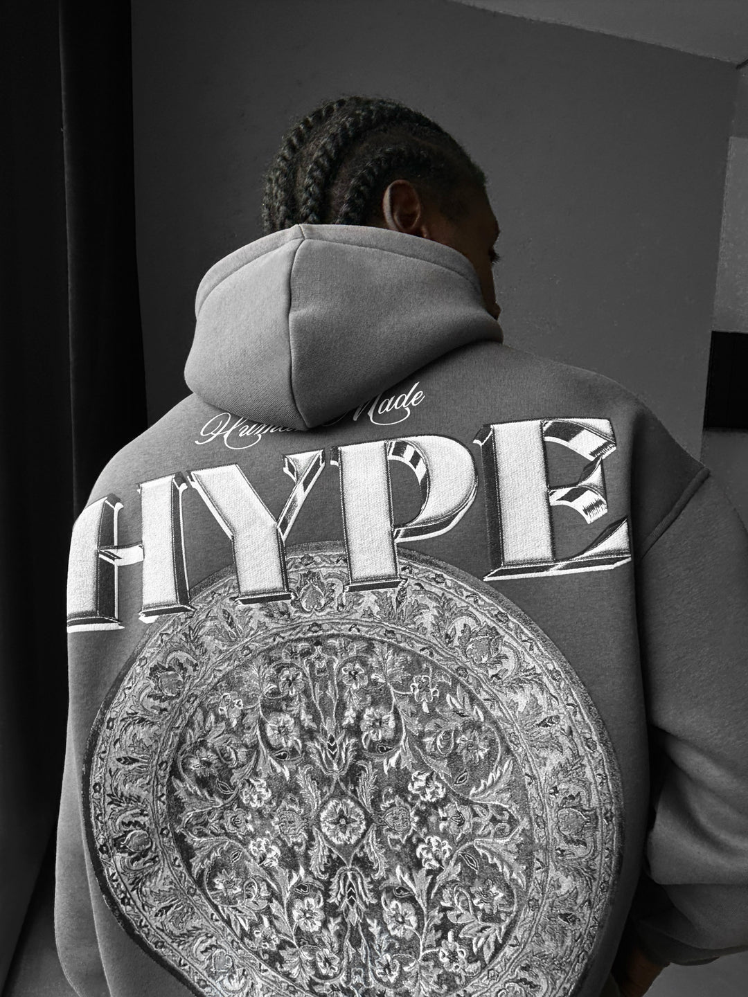 Oversize Hype Hoodie - Anthracite