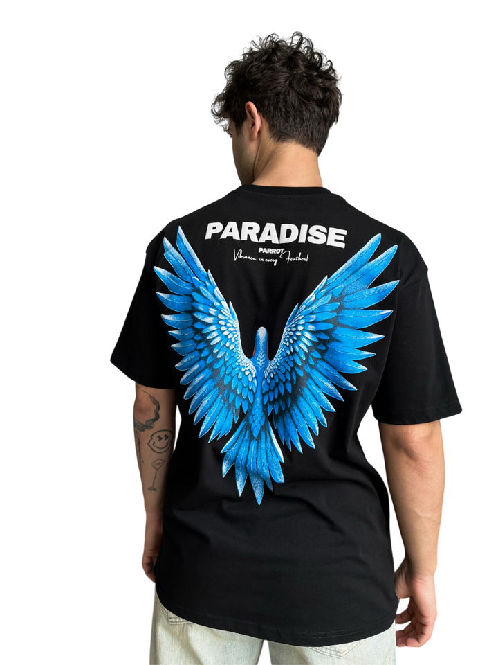 Oversize Paradise T-Shirt - Black