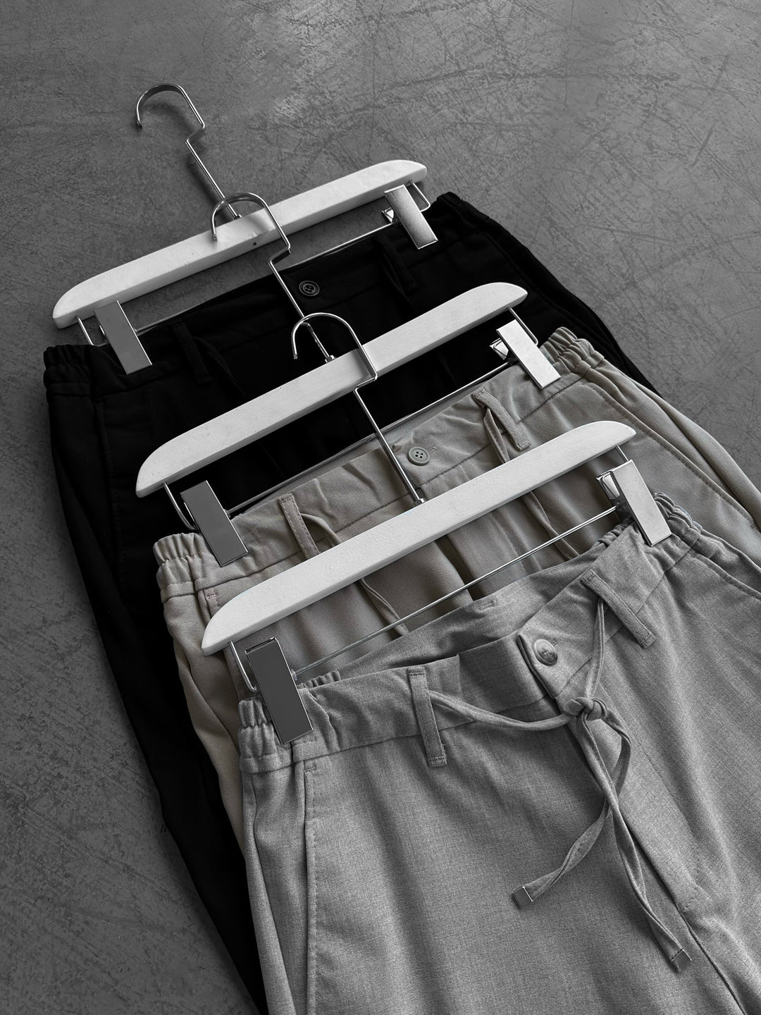 Modern Cut Casual Trousers - Beige