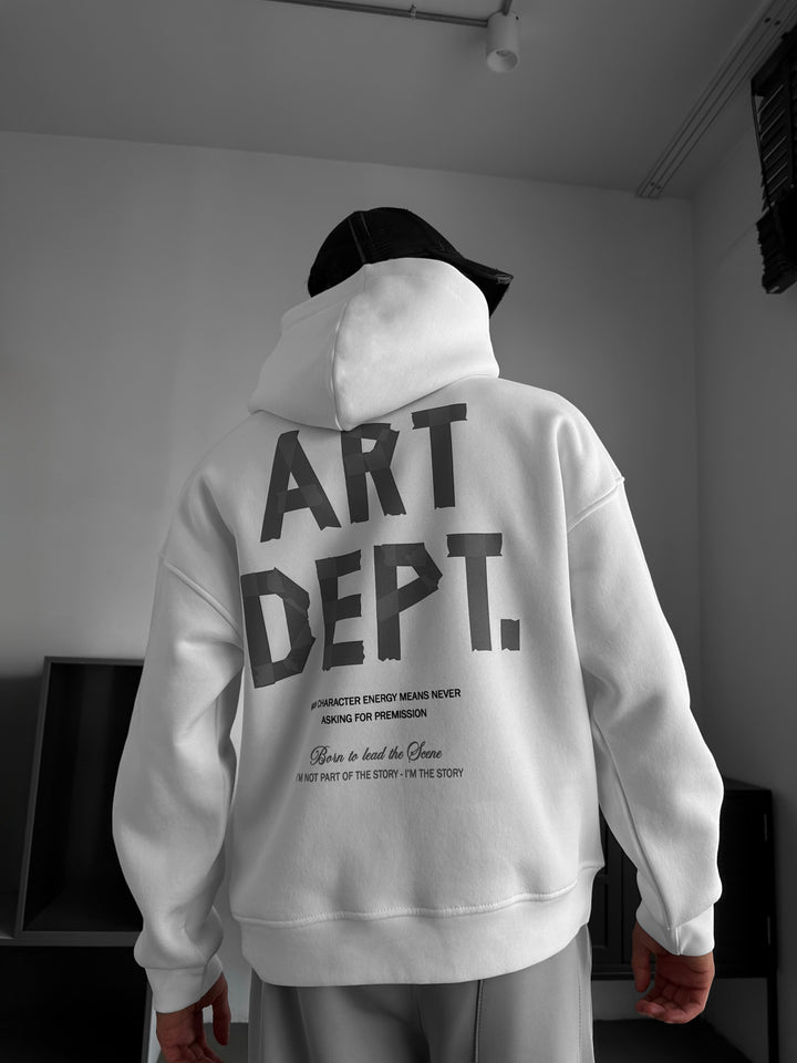 Oversize Art Dept. Hoodie - Ecru