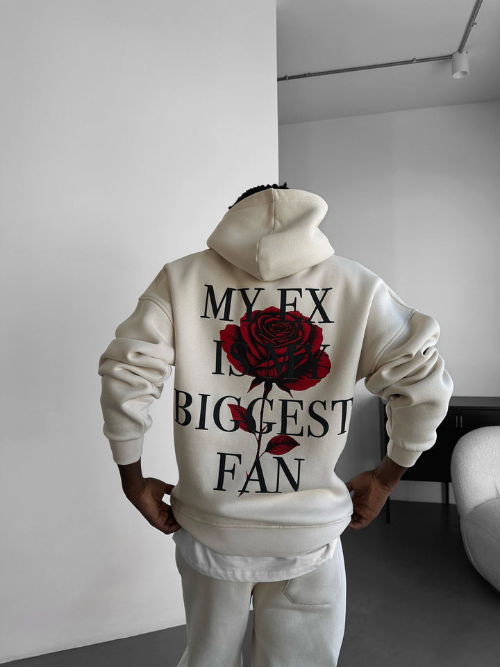 Oversize “EX” Hoodie - Beige