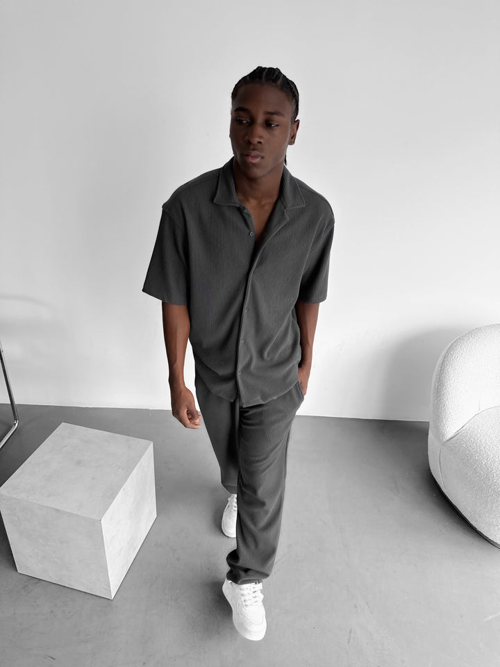 Oversize Cord Shirt - Anthracite