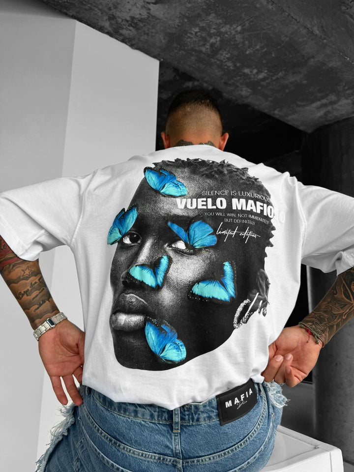 Oversize Vuelo Mafioso T-shirt - Ecru
