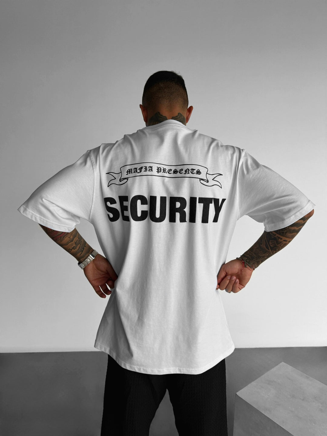 Oversize Security T-shirt - White