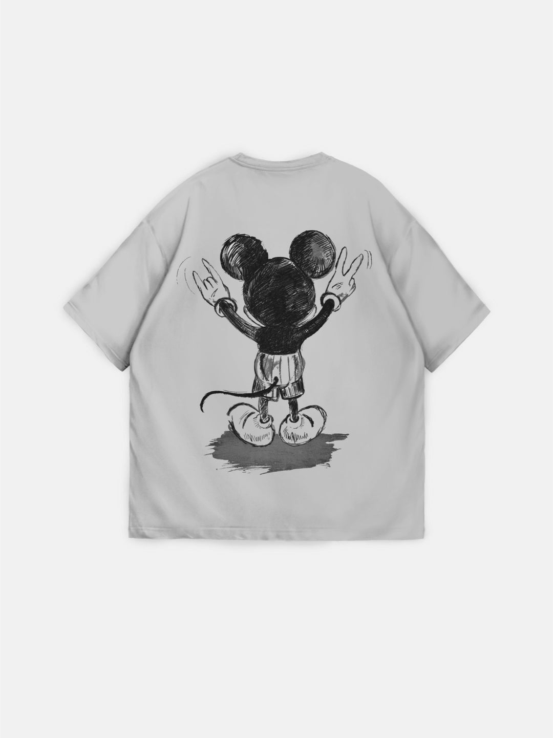 Oversize Mouse T-shirt - Grey