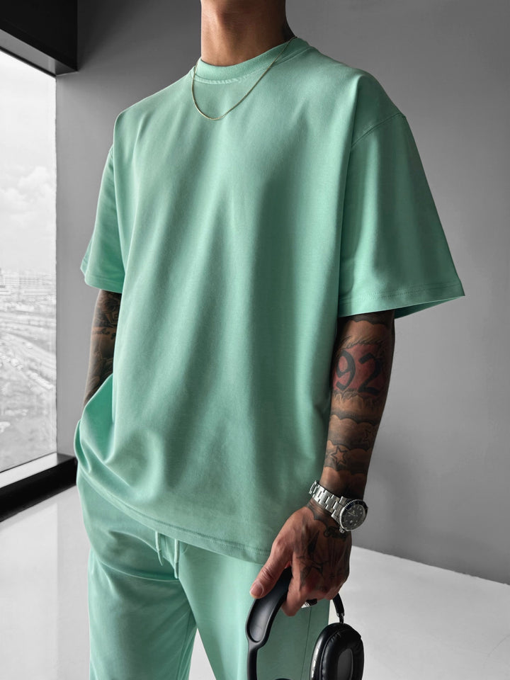 Oversize Basic T-Shirt - Mint