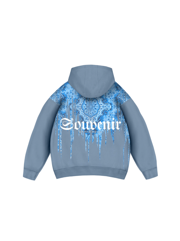 Oversize Souvenir Hoodie - Faded Denim