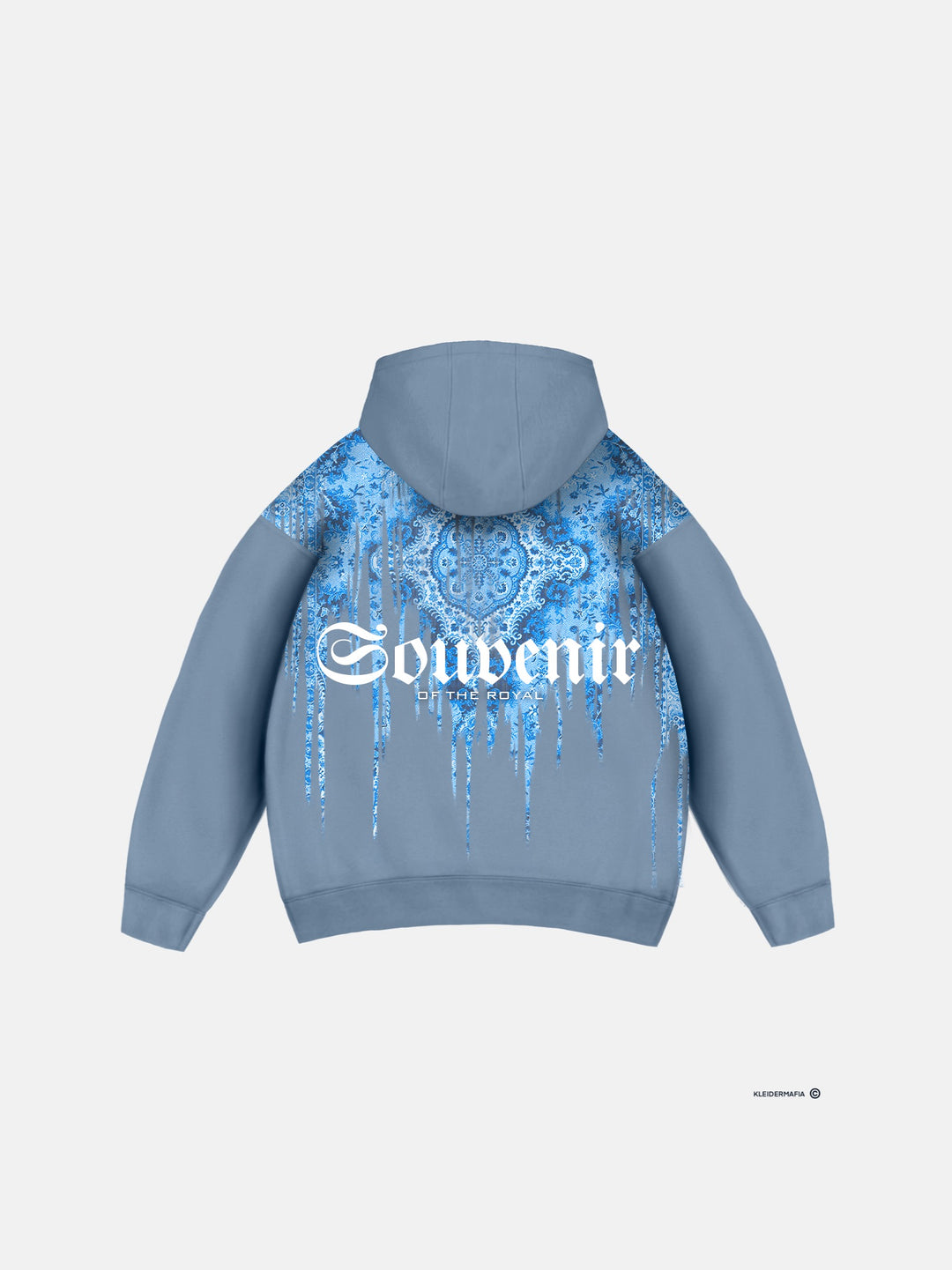 Oversize Souvenir Hoodie - Faded Denim