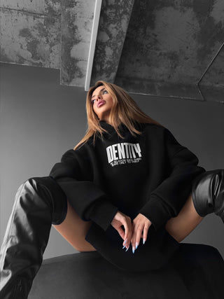 Oversize Identity Hoodie - Black