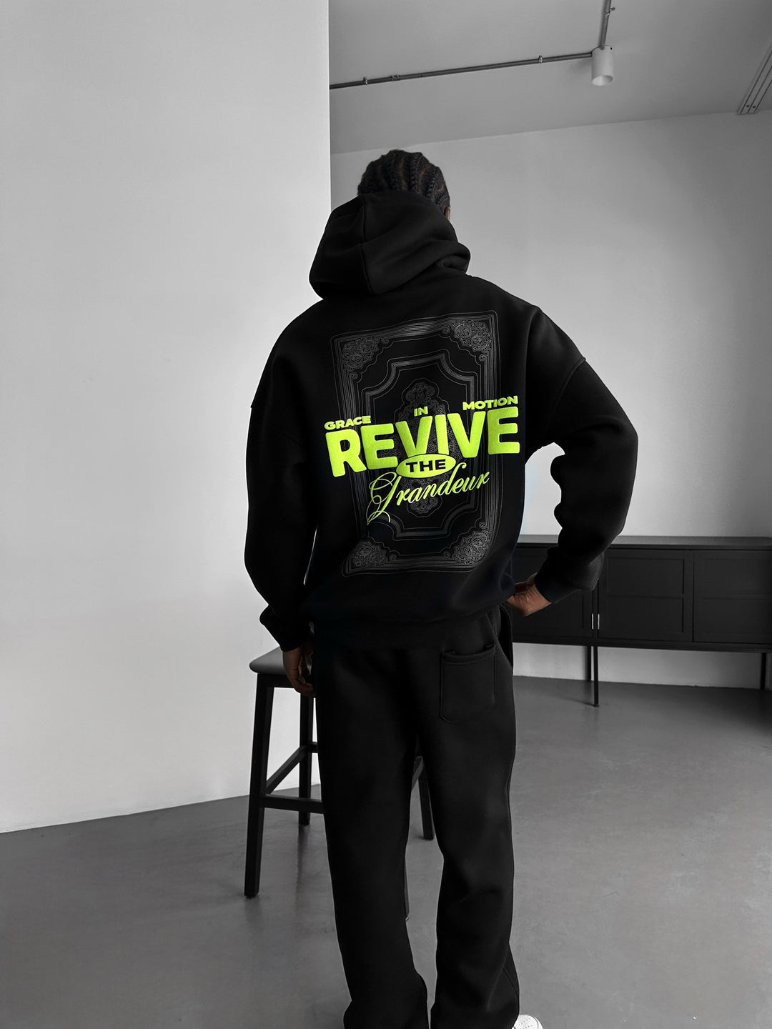 Oversize Revive Hoodie - Black