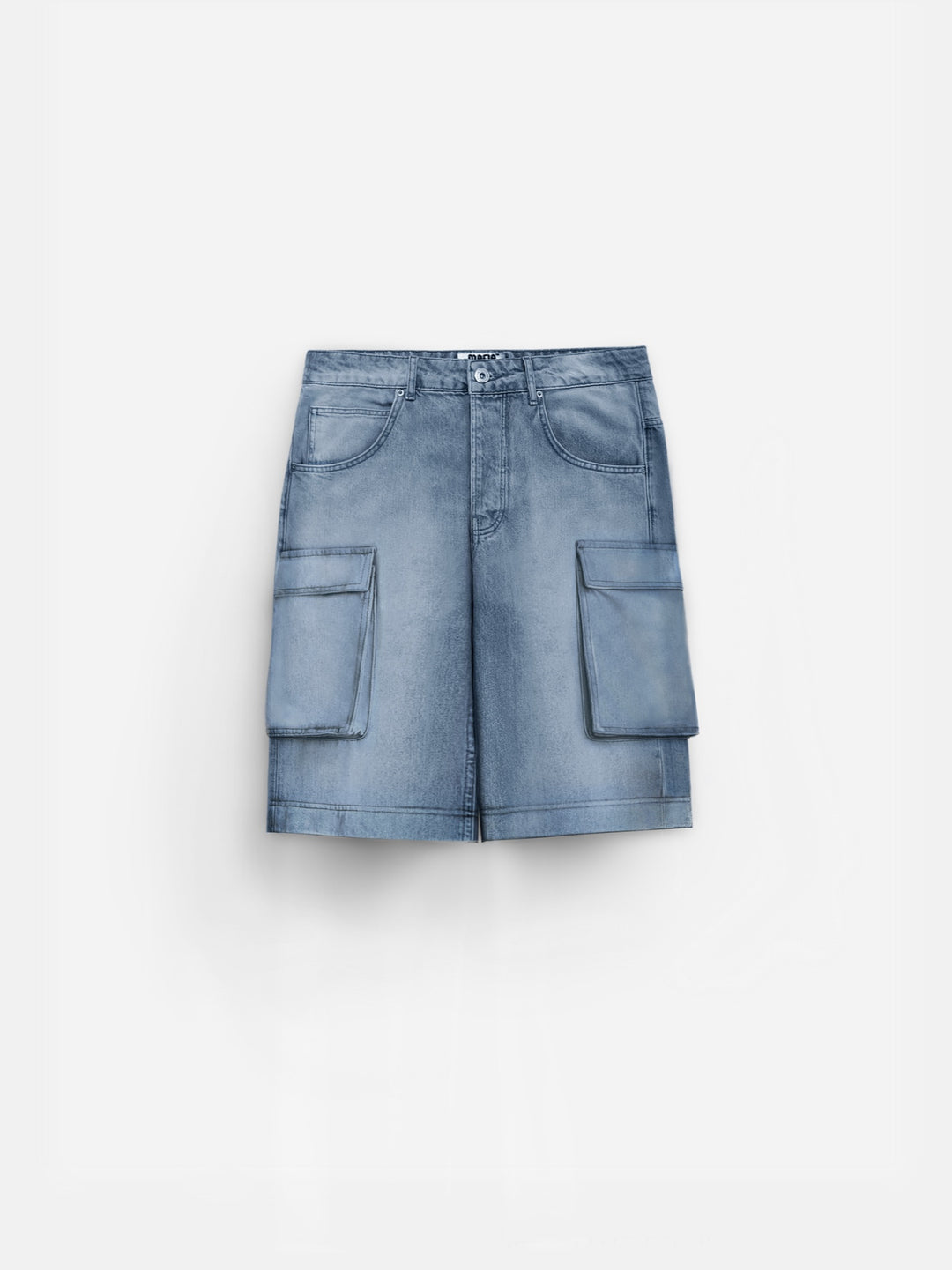 Baggy Cargo Shorts - Blue
