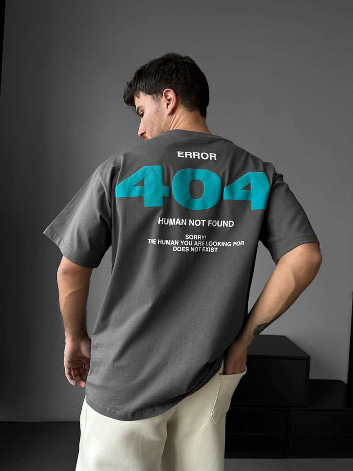 Oversize 404 T-shirt - Anthracite
