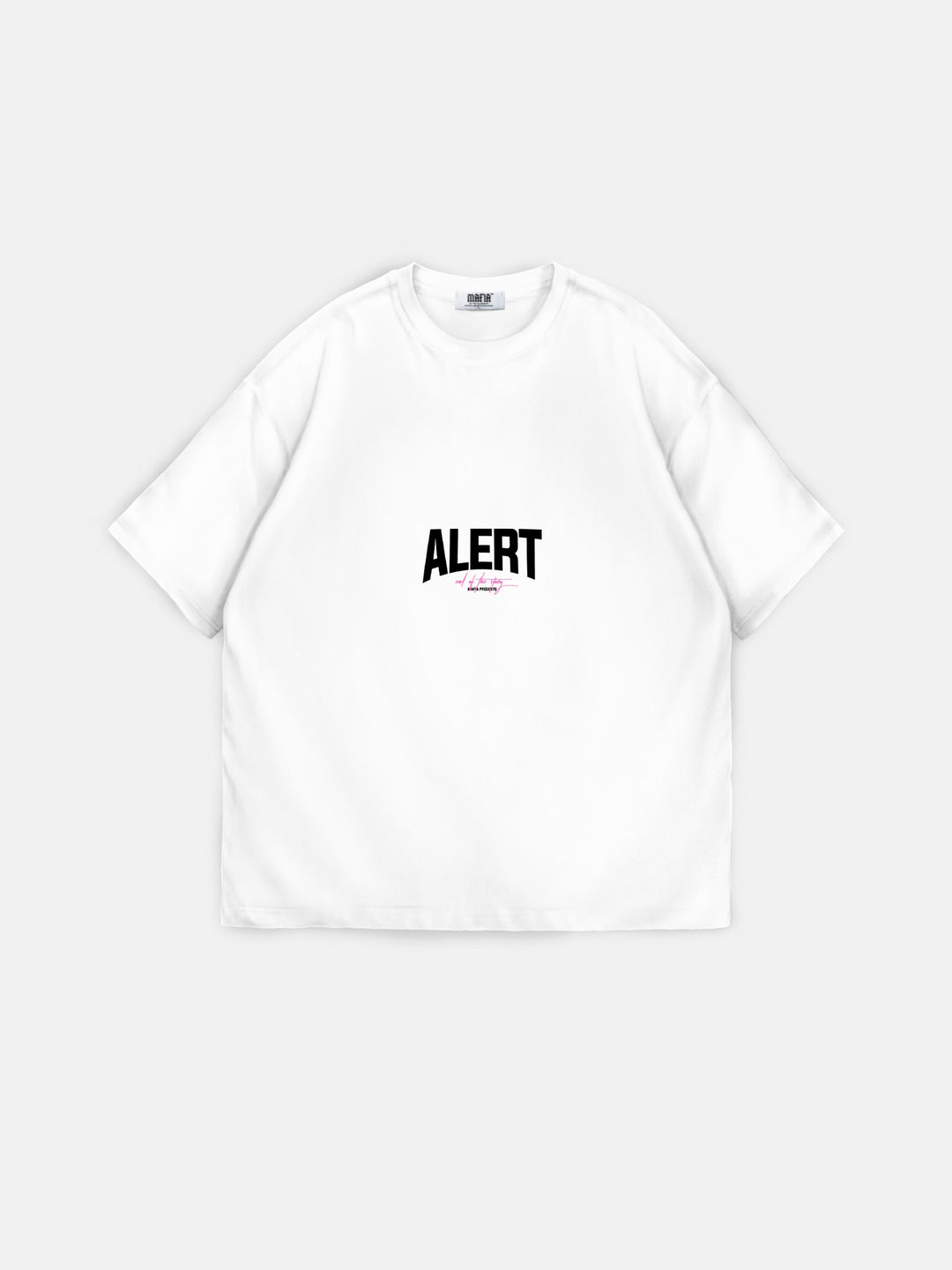 Oversize Alert T-Shirt- White
