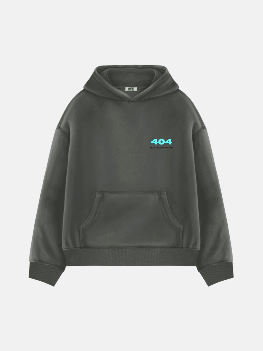 Oversize 404 Hoodie - Anthracite