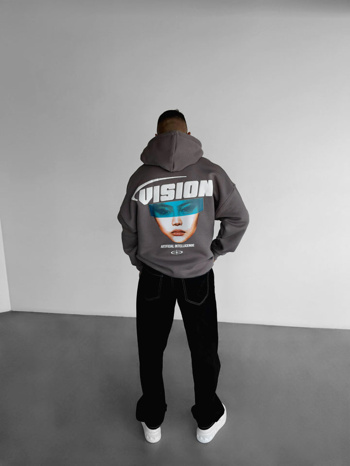 Oversize Vision Hoodie - Anthracite