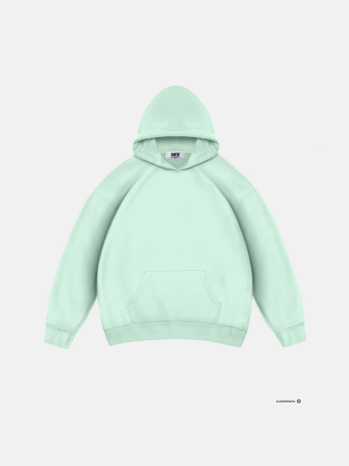 Oversize Basic Hoodie - Misty Jade