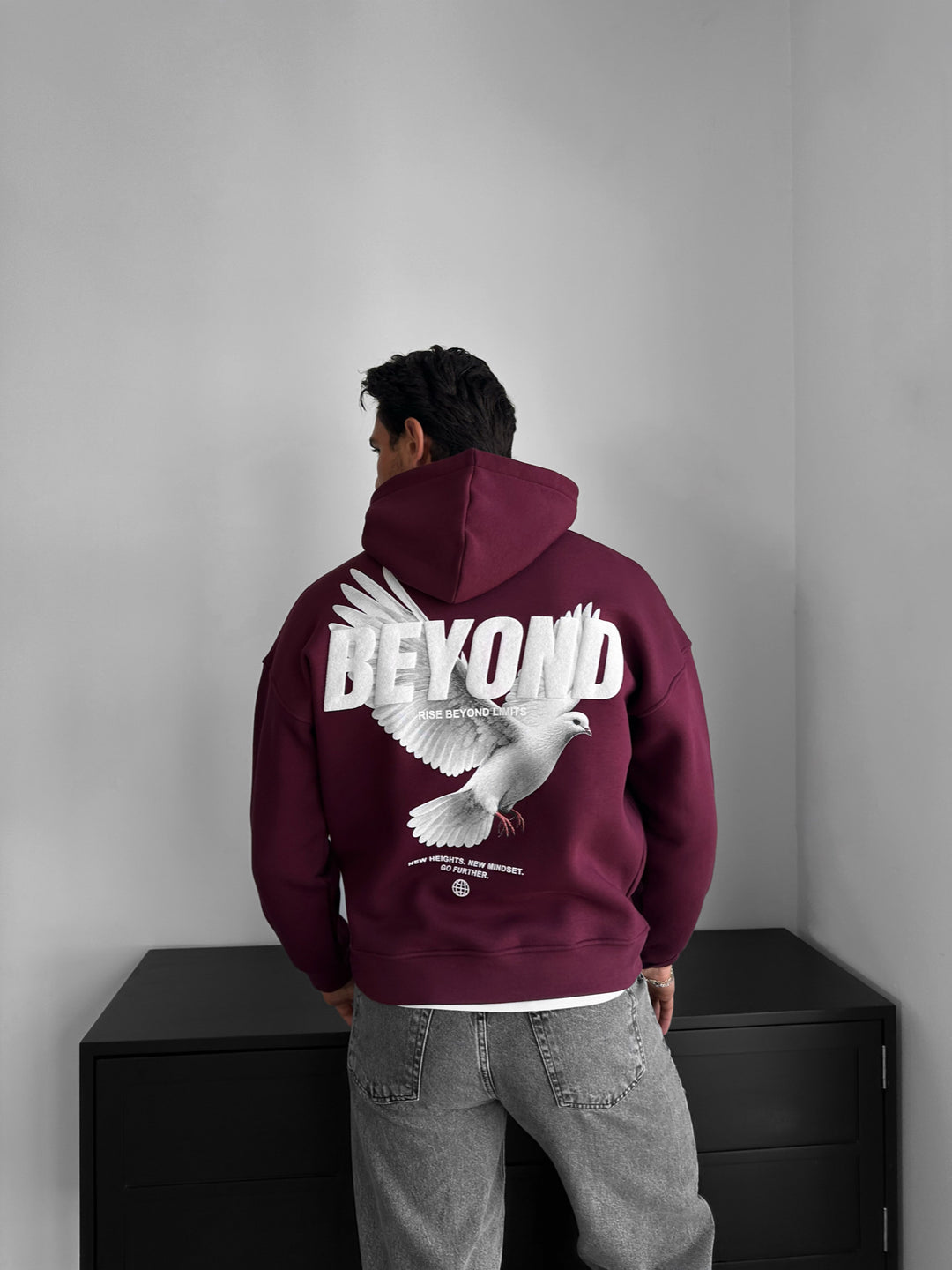 Oversize Beyond Hoodie - Bordeaux