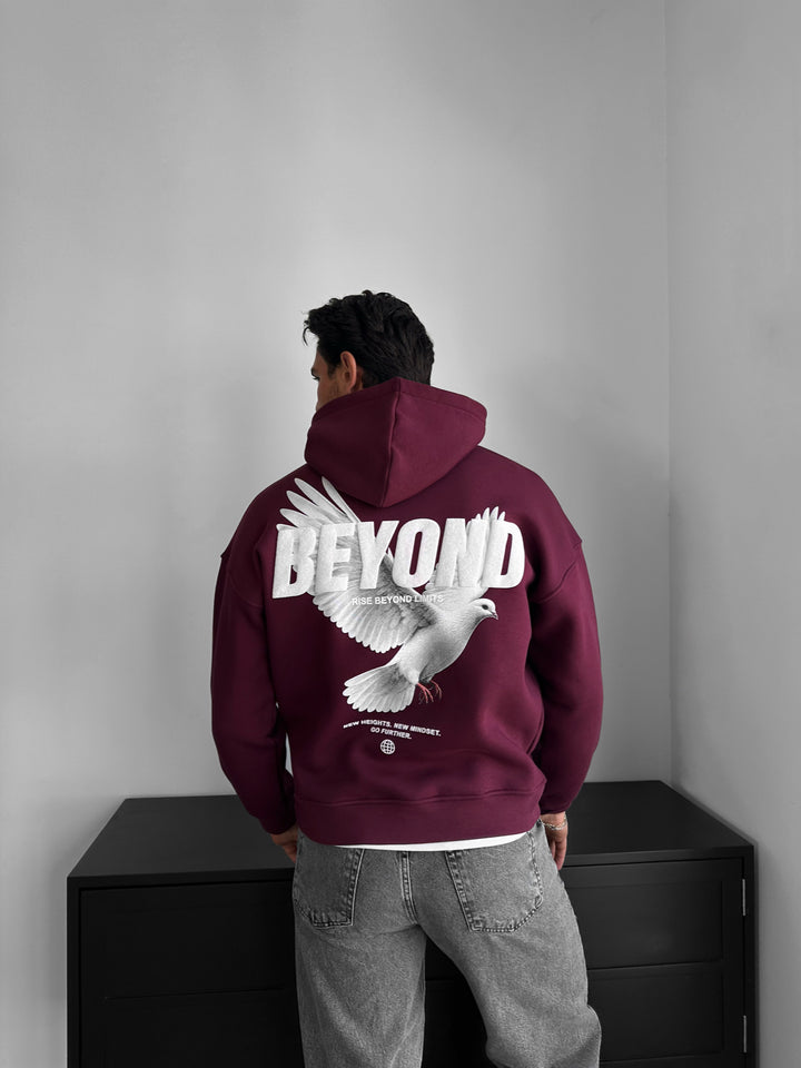 Oversize Beyond Hoodie - Bordeaux