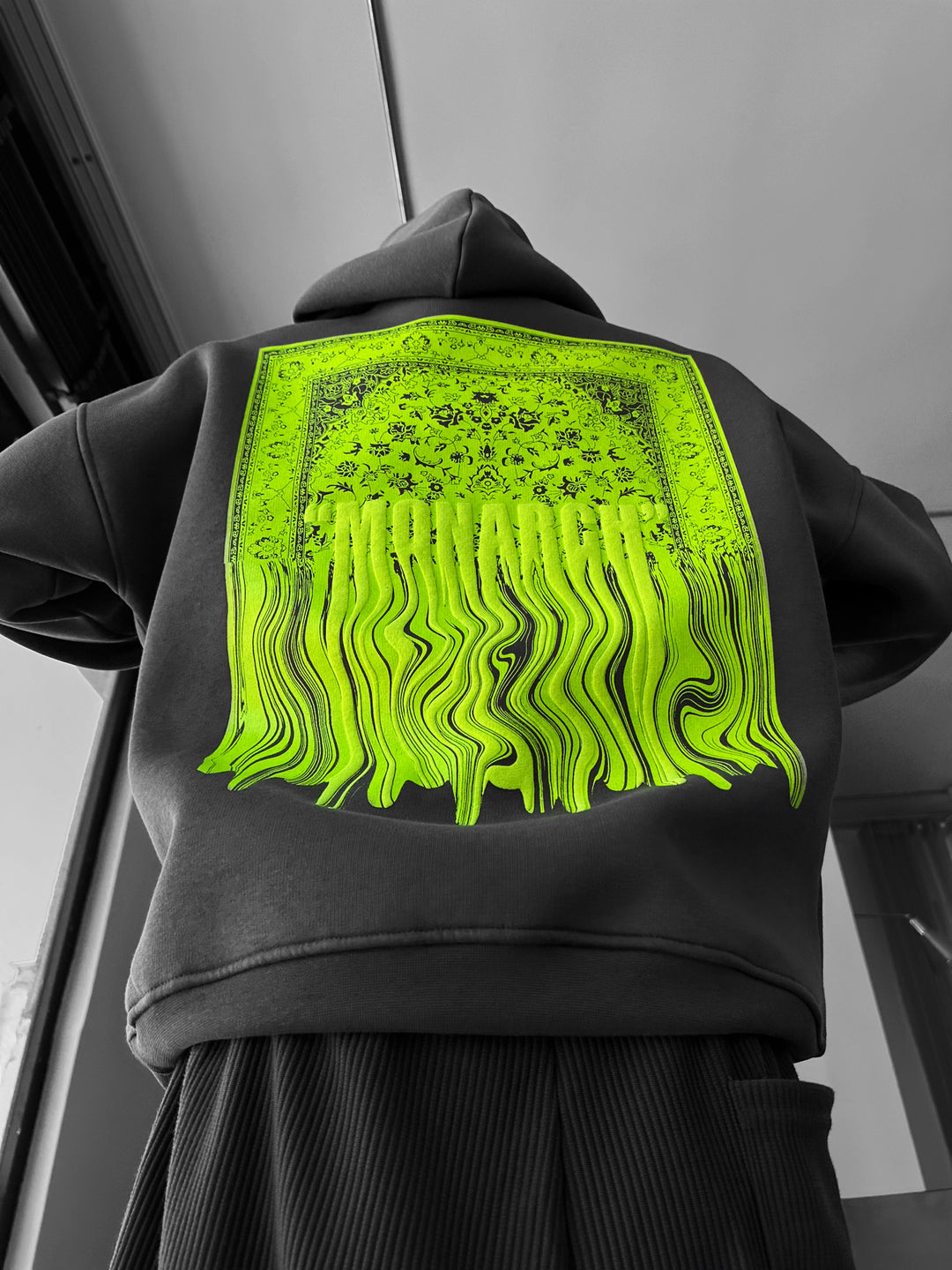 Oversize Monarch Hoodie - Anthracite