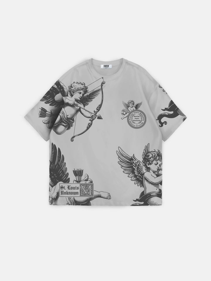 Oversize Guardian Angels T-Shirt - Grey