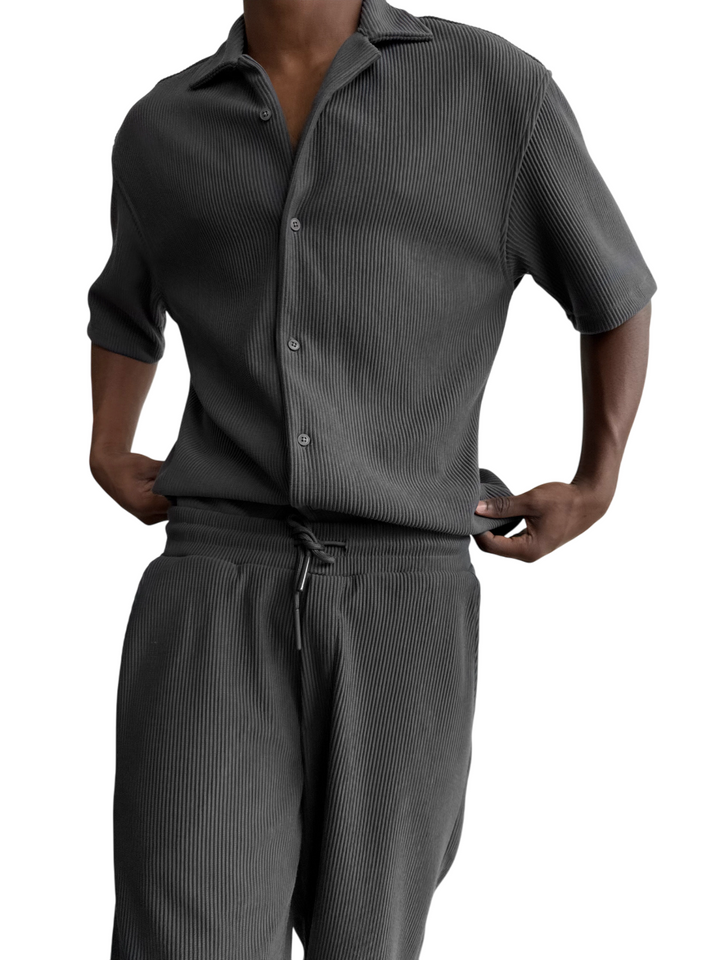Oversize Cord Shirt - Anthracite