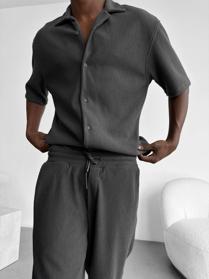 Oversize Cord Shirt - Anthracite