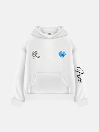 Oversize Be Free Hoodie - White