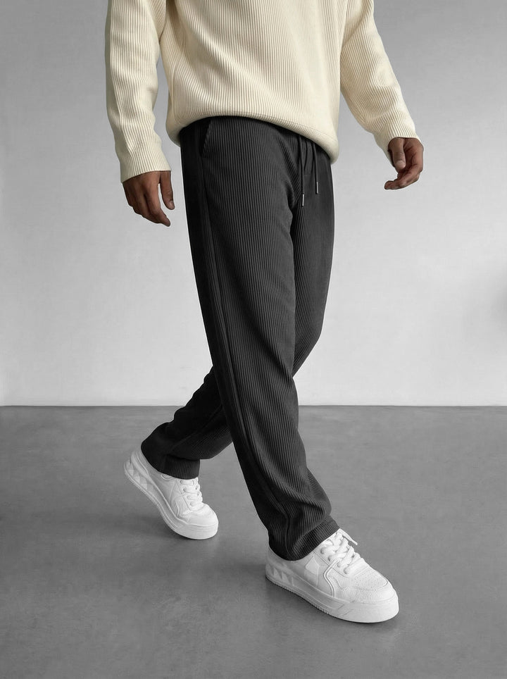 Loose Fit Cord Pant - Anthracite