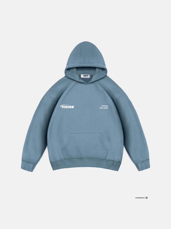 Oversize Vision Hoodie - Blue