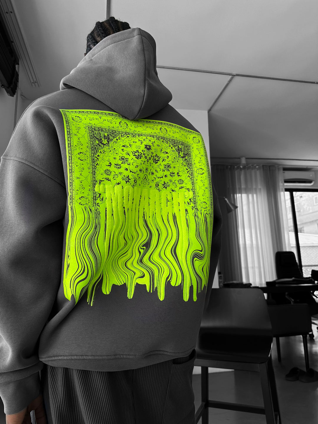 Oversize Monarch Hoodie - Anthracite