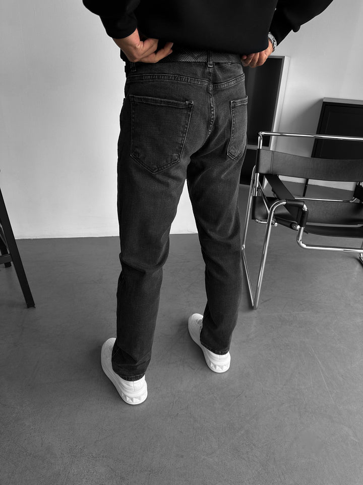 Regular Fit Jeans - Black