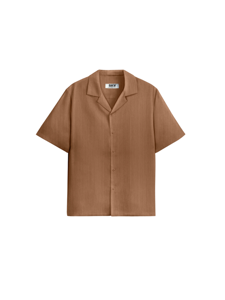 Oversize Cord Shirt - Brown