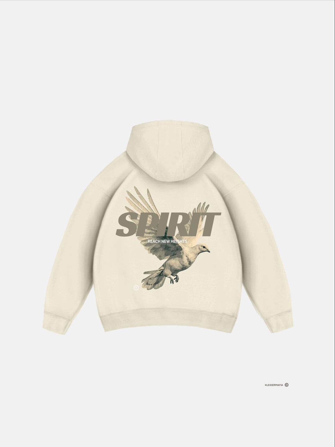 Oversize Spirit Hoodie - Antique White