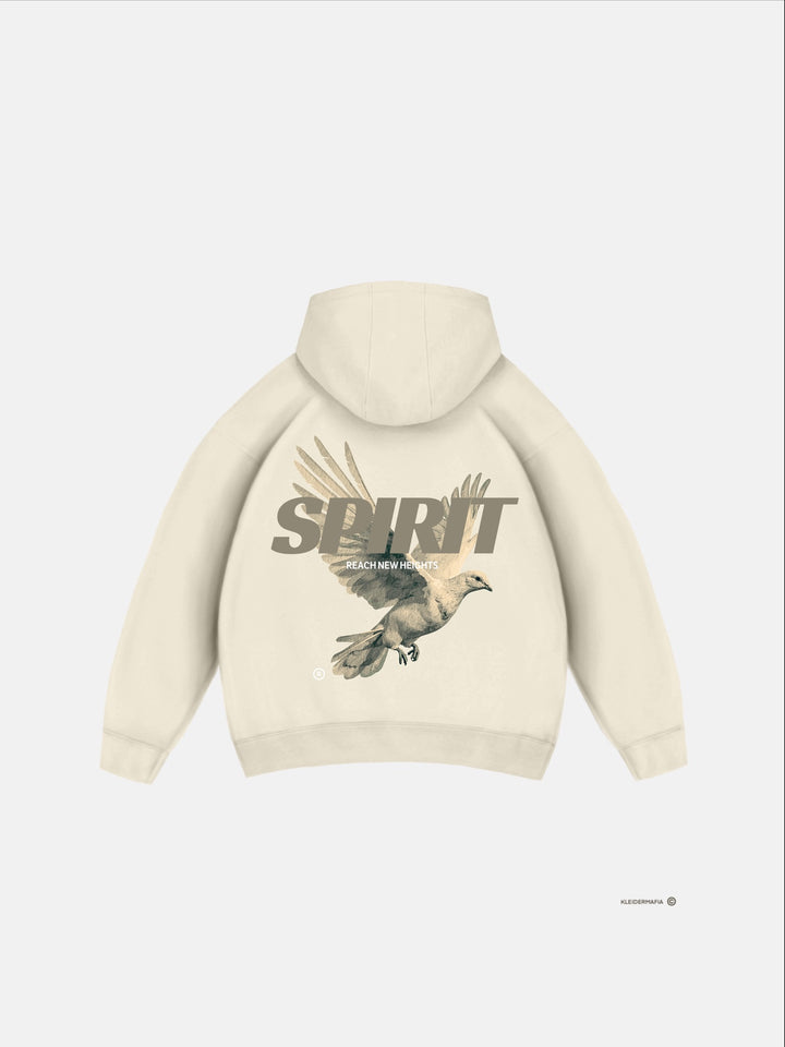 Oversize Spirit Hoodie - Antique White