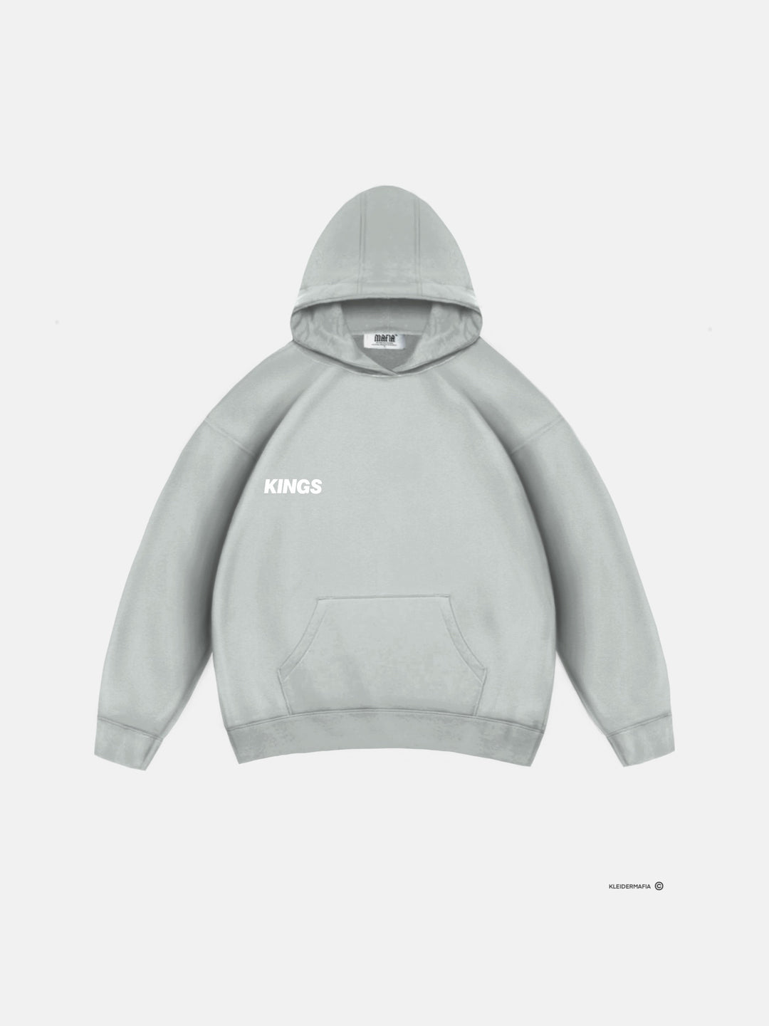 Oversize Kings Hoodie - Grey