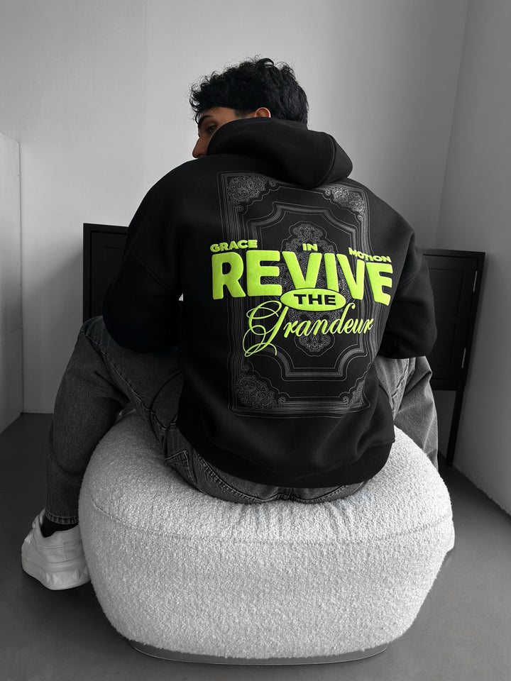 Oversize Revive Hoodie - Black