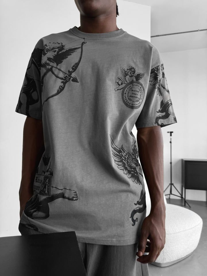Oversize Guardian Angels T-Shirt - Anthracite