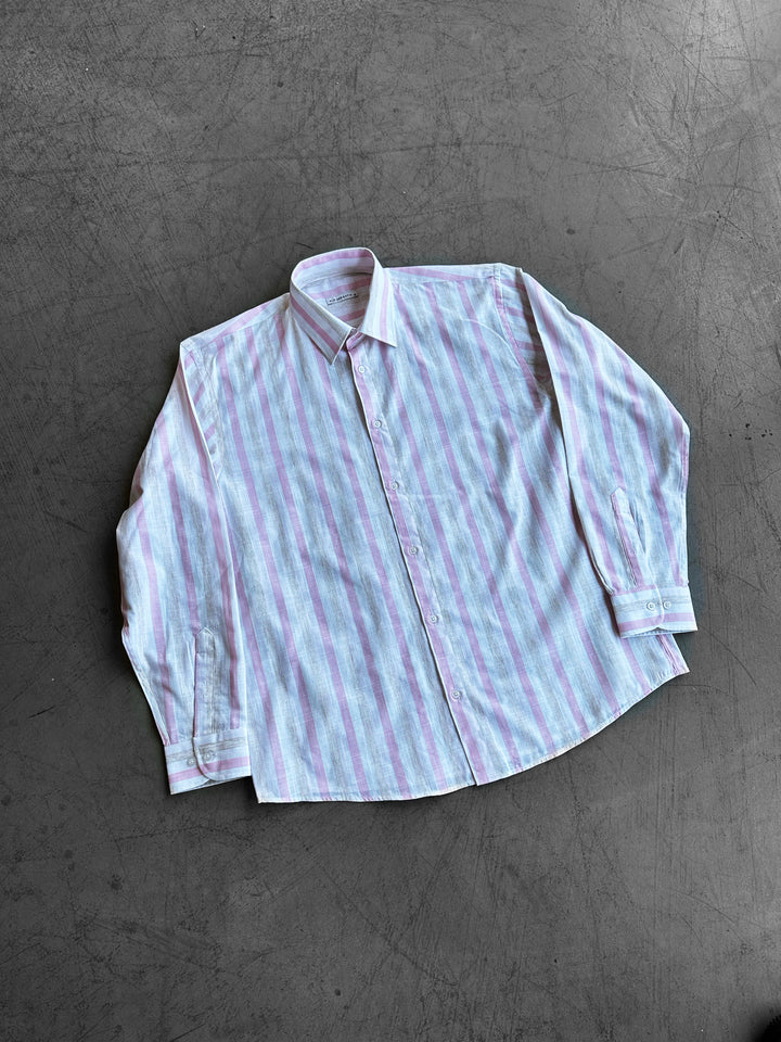 Regular Fit Striped Shirt - Pink